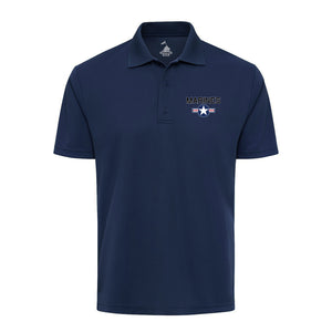 Marines Roundel Performance Polo Shirt