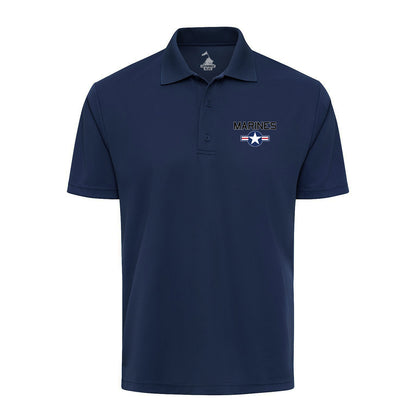 Marines Roundel Performance Polo Shirt