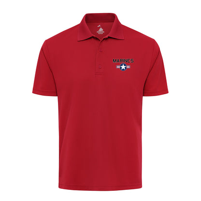 Marines Roundel Performance Polo Shirt