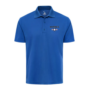 Marines Roundel Performance Polo Shirt