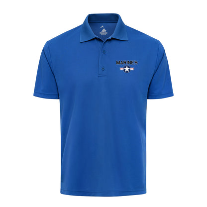 Marines Roundel Performance Polo Shirt