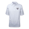 Leatherneck For Life Marines Roundel Performance Polo Shirt - WHITE