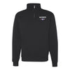 Marine Roundel Quarter Zip Sweatshirt - Black