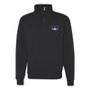 Marines Roundel Quarter Zip Sweatshirt - BLACK