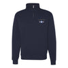 Marines Roundel Quarter Zip Sweatshirt - NAVY
