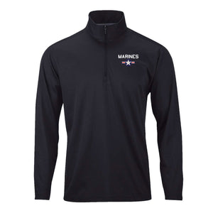 Marine Roundel Performance Quarter Zip Pullover