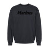 Marines Script Crewneck Sweatshirt - Black