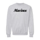 Marines Script Crewneck Sweatshirt