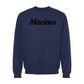 Marines Script Crewneck Sweatshirt