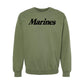 Marines Script Crewneck Sweatshirt
