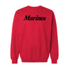 Marines Script Crewneck Sweatshirt - Red
