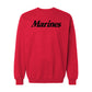 Marines Script Crewneck Sweatshirt