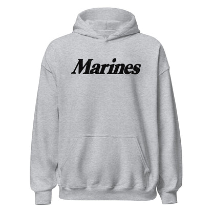 Marines Script Hoodie