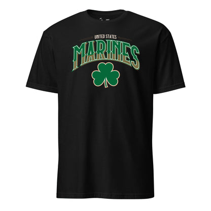 Marines Shamrock Arch Gold T-Shirt