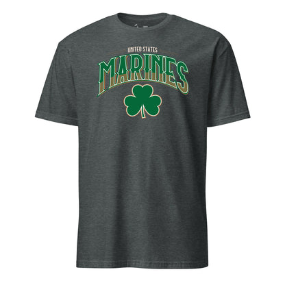 Marines Shamrock Arch Gold T-Shirt