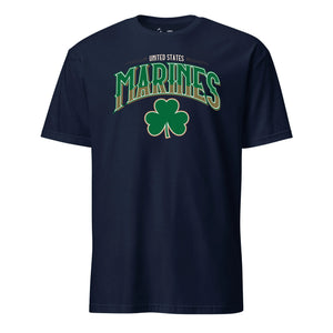 Marines Shamrock Arch Gold T-Shirt