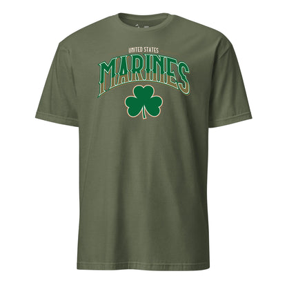 Marines Shamrock Arch Gold T-Shirt