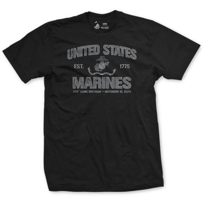 USMC Subdued 249th Birthday T-Shirt