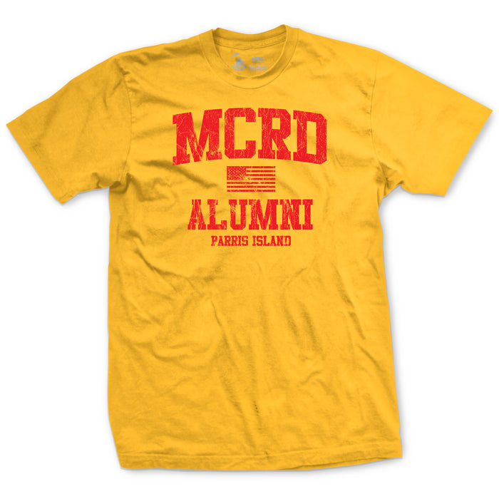 MCRD Parris Island T-Shirt - Gold