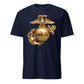 Metallic Gold Eagle Globe & Anchor T-Shirt