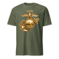 Metallic Gold Eagle Globe & Anchor T-Shirt