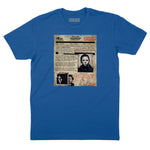 Smiths Grove Sanitarium Michael Myers Admission Form T-Shirt (By Regular Brand) — Royal