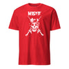 Misfit Skull With 240s T-Shirt - RED