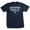 Marine Corps Semper Fidelis T-Shirt - NAVY