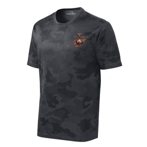 Camohex Moulton Steel Eagle Globe & Anchor Left Chest Performance T-Shirt