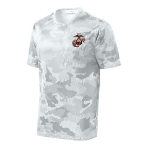 Camohex Moulton Steel Eagle Globe & Anchor Left Chest Performance T-Shirt