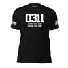 MOS Number Custom T-Shirt - Black