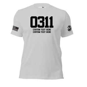 MOS Number Blackout Custom T-Shirt