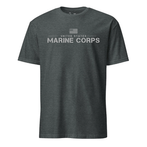Marine Corps Old Glory Custom T-shirt- Leatherneck For Life