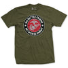 No Better Friend Circle T-Shirt - OD GREEN