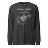 Old Corps Eagle Globe & Anchor Long Sleeve T-Shirt - CHARCOAL HEATHER