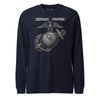 Old Corps Eagle Globe & Anchor Long Sleeve T-Shirt - NAVY