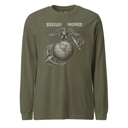 Old Corps Eagle Globe & Anchor Long Sleeve T-Shirt