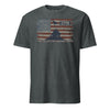 Old Glory Iwo Jima 1775 T-Shirt - CHARCOAL HEATHER