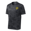 Camohex Old School Left Chest Performance T-Shirt - CAMOHEX IRON GREY
