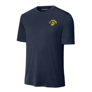 Old School Gold Left Chest Logo Performance T-Shirt