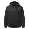 Old School Performance Fleece Hooded Sweatshirt - BLACK