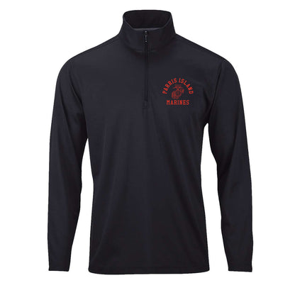 Parris Island Old School Performance Quarter Zip Pullover