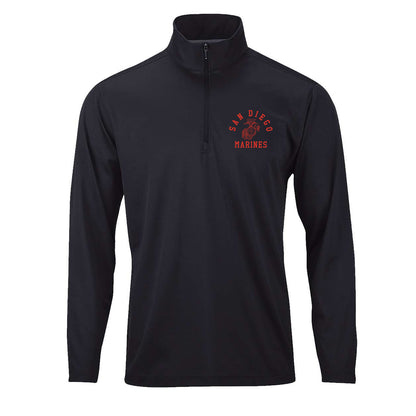 San Diego Old School Performance Quarter Zip Pullover