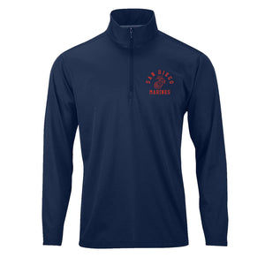 San Diego Old School Performance Quarter Zip Pullover