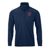 Parris Island Old School Performance Quarter Zip Pullover - NAVY