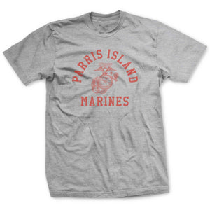 Parris Island Old School Training T-shirt - Heather Grey