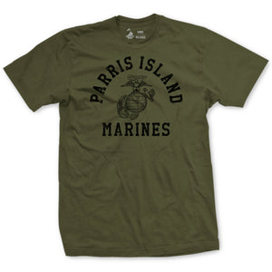 Parris Island Island Old School T-Shirt - OD