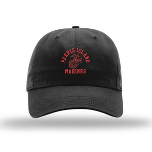 Parris Island Unstructured Hat - Black