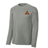 Marine Corps Air Station New River Long Sleeve Performance T-Shirt - Concrete Heather