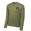 1st Marine Corps District Long Sleeve Performance T-Shirt - OD Green